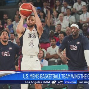 U.S. men's basketbal team beats France to win Olympic gold medal