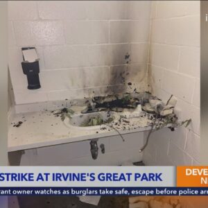 Vandals on e-bikes strike at Irvine's Great Park