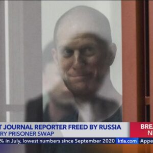 Wall Street Journal reporter freed by Russia in prisoner swap