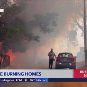 Wildfire destroys homes in San Bernardino