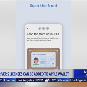 California digital driver’s license and ID cards can now be added to Apple Wallet