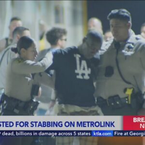 1 arrested in stabbing on Metrolink train near Acton