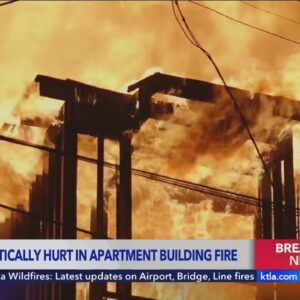 1 person critically injured in Chinatown apartment building fire