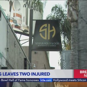 2 men shot leaving restaurant near Hollywood Walk of Fame