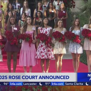 2025 Rose Court announced