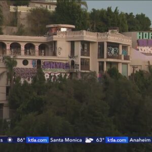 2nd abandoned mansion targeted by vandals in Hollywood Hills