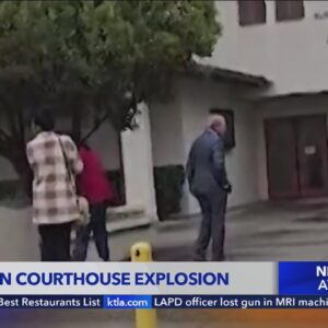 6 hurt in courthouse explosion set off by man in Santa Maria