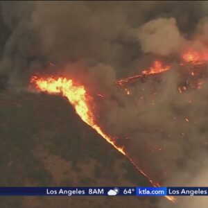 Airport Fire in Orange County grows to over 10,000 acres