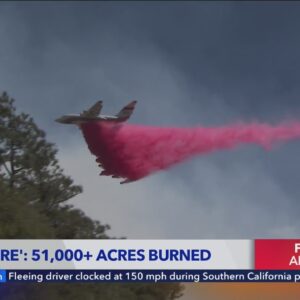 Bridge Fire continues to grow to more than 51,000 acres