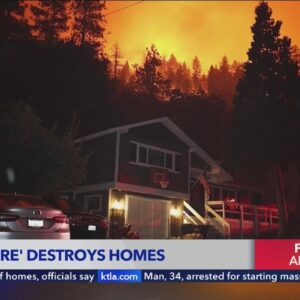 Bridge Fire destroys homes, grows to over 49,000 acres in SoCal