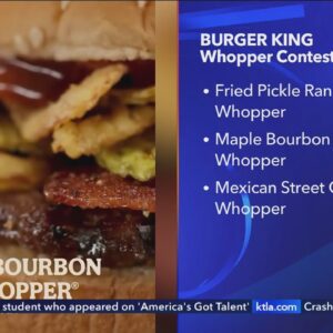 Burger King unveils 3 new Whopper sandwiches created by fans