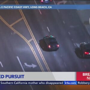 CHP pursues speeding driver in Southern California