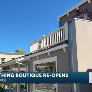 Clothing boutique re-opens in Los Olivos