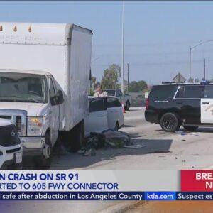 Crash on 91 Freeway in Cerritos leaves 2 dead