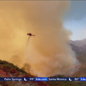 Evacuations, road closures in San Gabriel Canyon ‘Bridge Fire’