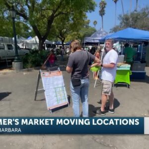 Farmers Market relocation signs are up