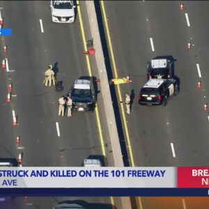 Fatal crash on 101 Fwy leaves traffic snarled through Woodland Hills