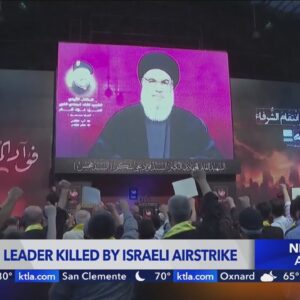 Hezbollah confirms its leader Hassan Nasrallah was killed in Israeli airstrike