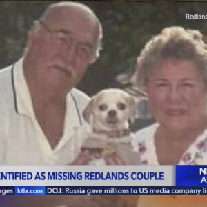 Human remains identified as missing Redlands couple