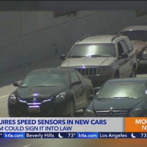 Bill proposing mandatory speeding alert systems in cars heads to Newsom