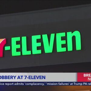 7-Eleven robbed at gunpoint hours after dozens of teens ransacked another store in Los Angeles