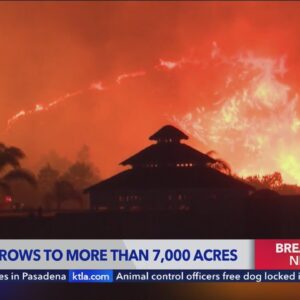 Line Fire burns over 7,100 acres, forcing evacuations in San Bernardino County