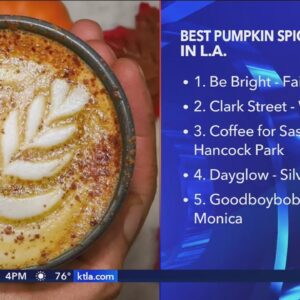 L.A. Times ranks the region's best pumpkin spice lattes