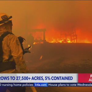 Line Fire burns nearly 28,000 acres in Southern California