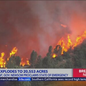 'Line Fire' continues to burn overnight in San Bernardino County