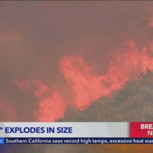 'Line Fire' explodes to more than 17,000 acres