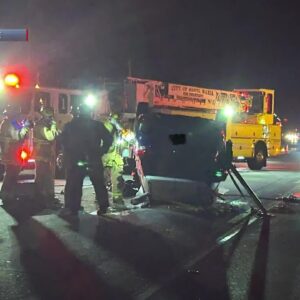 Man dead after car crash in Santa Maria