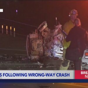 Motorist killed in wrong-way crash on freeway in Newport Beach