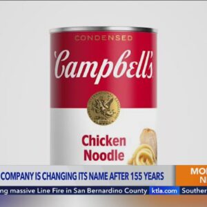 Campbell Soup Company plans to change its name after more than 100 years