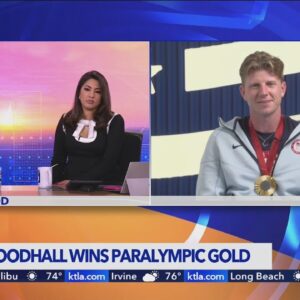 Paralympic gold medalist Hunter Woodhall joins the KTLA Weekend Morning News