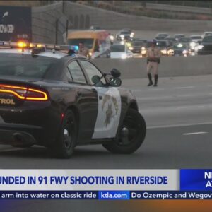 Person wounded in shooting on 91 Freeway in Riverside