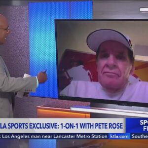 Pete Rose making his final case for baseball's Hall of Fame