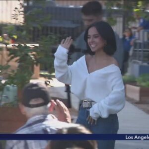 Pop star returns to Inglewood school to dedicate greenspace