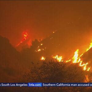 Wildfire grows to more than 500 acres in San Bernardino County; prompts evacuation warnings