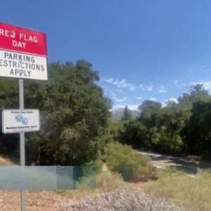 Red Flag alerts come with parking restrictions in Mission Canyon