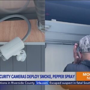 Security Cams Fight Back with Smoke and Spray