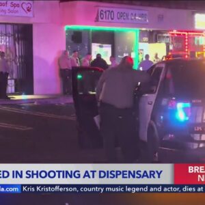 Security guard reportedly shot dead at East L.A. dispensary 