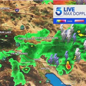 Severe thunderstorms push through SoCal before warmer weekend