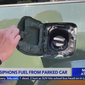 SoCal thieves drill into vehicles to steal gas