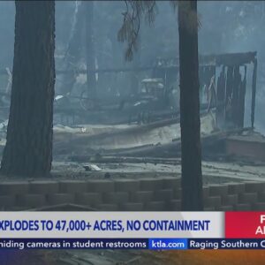 Structures burned in 47,000 acre Bridge Fire