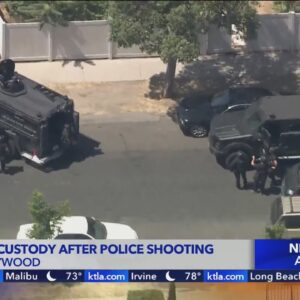 Suspect in custody after police shooting in North Hollywood