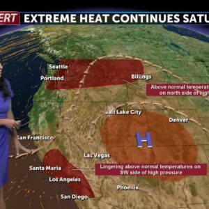 The entire Central Coast under heat alerts, a hot weekend ahead