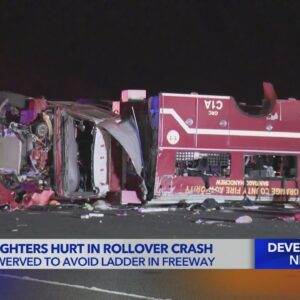 'Tough road ahead' for Orange County firefighters hurt in rollover crash