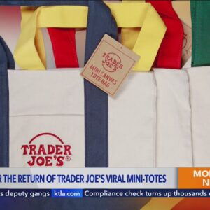 Trader Joe's mini-totes return to long lines of shoppers