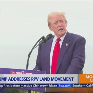 Trump addresses Rancho Palos Verdes land movement crisis