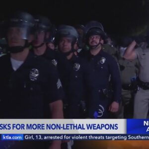 University of California police asking for more non-lethal weapons